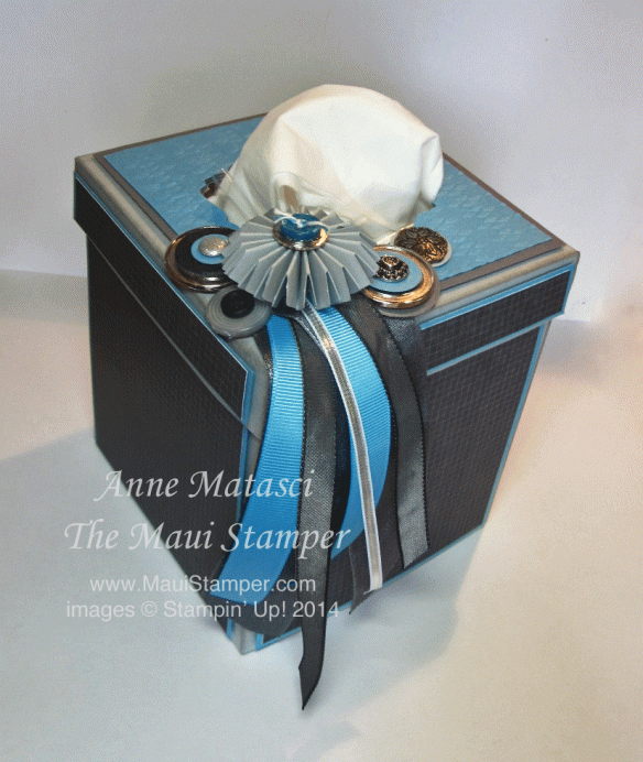 Maui Stamper Manly Tissue Box cover
