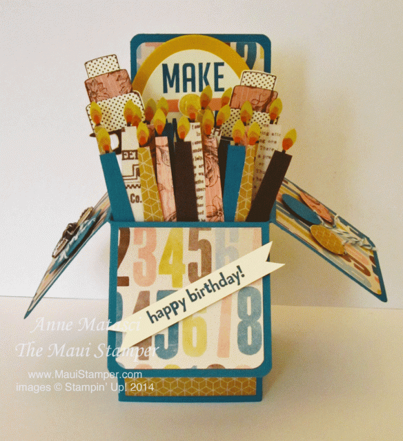 Maui Stamper Card-in-a-box Birthday