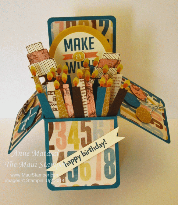 Maui Stamper Card-in-a-box Birthday
