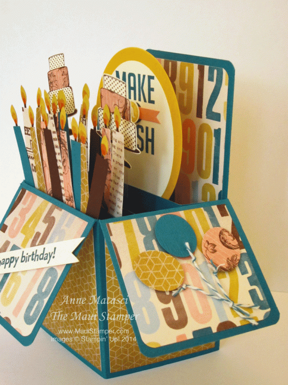 Maui Stamper Card-in-a-box Birthday
