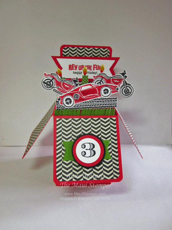 Maui Stamper Rev Up The Fun Card in a Box