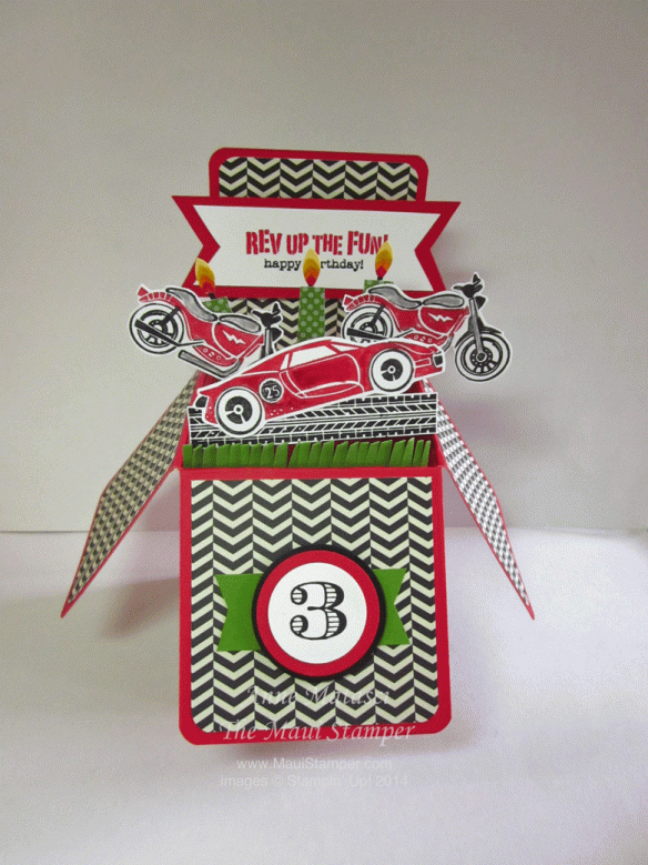 Maui Stamper Rev Up The Fun Card in a Box