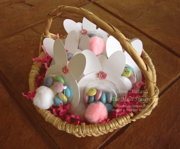 Maui Stamper Bunny Treats in a Basket