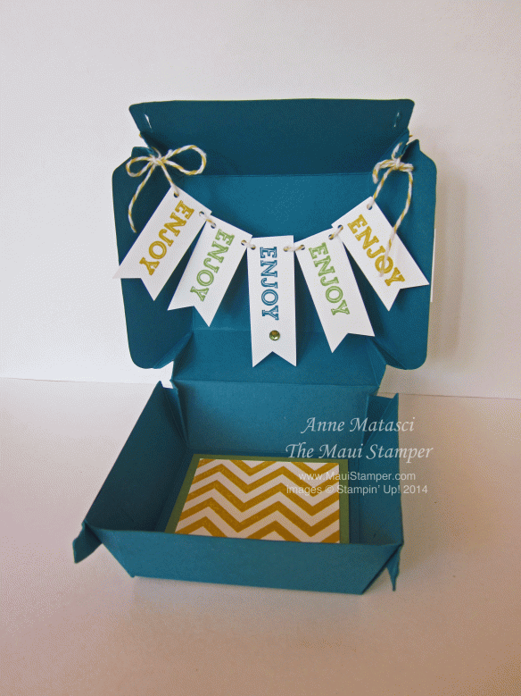 Maui Stamper RemARKable Blog Tour Birthday Burger Box