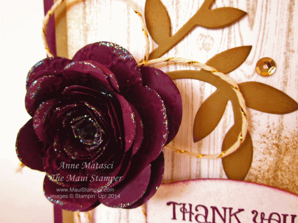 Maui Stamper In Color Blackberry Bliss Spiral Rose swap