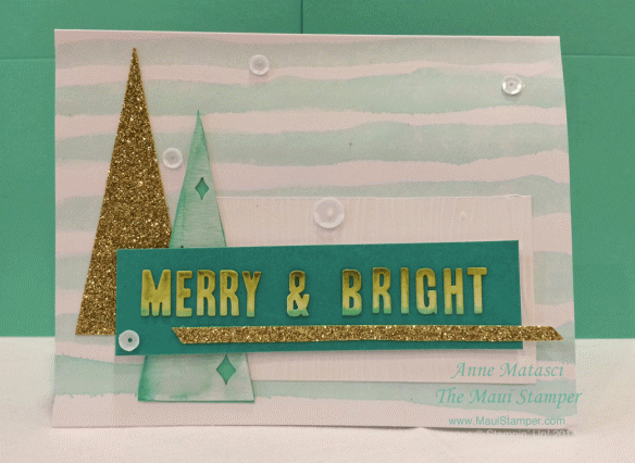 Maui Stamper Watercolor Winter Contest Card