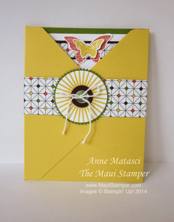 Maui Stamper Kinda Eclectic Pocket card