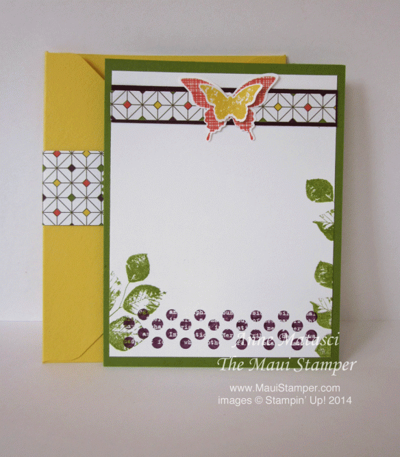 Maui Stamper Kinda Eclectic Pocket card