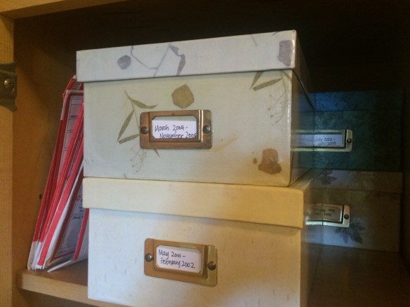 Maui Stamper boxes of photos