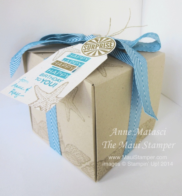 Maui Stamper By the Seashore Box Punch Board