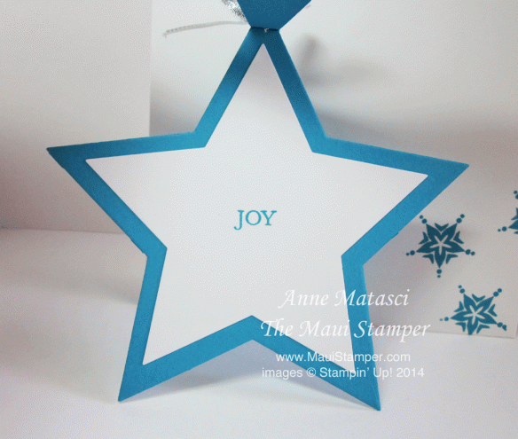 Maui Stamper Bright and Beautiful Star Shaped Card
