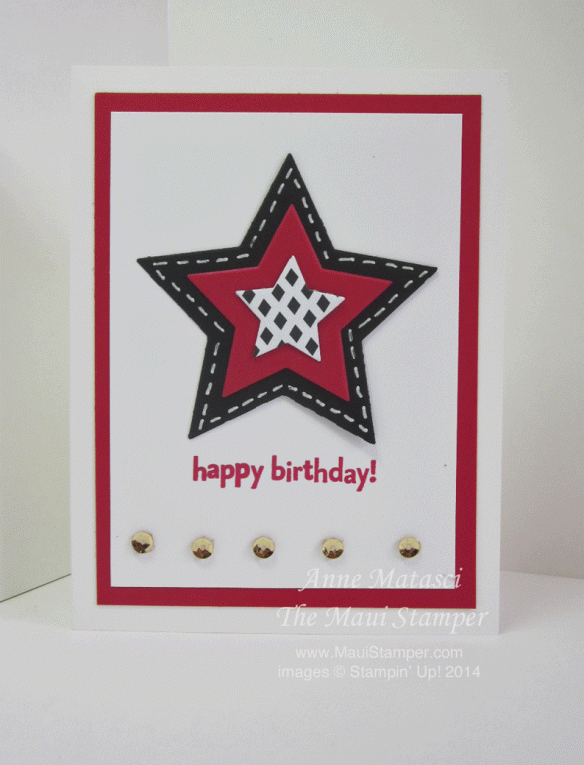 Maui Stamper Super Star Birthday