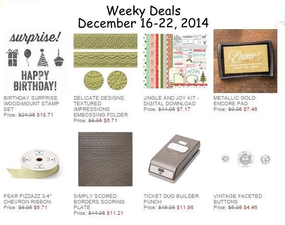 Maui Stamper Weekly Deals December 16-22, 2014