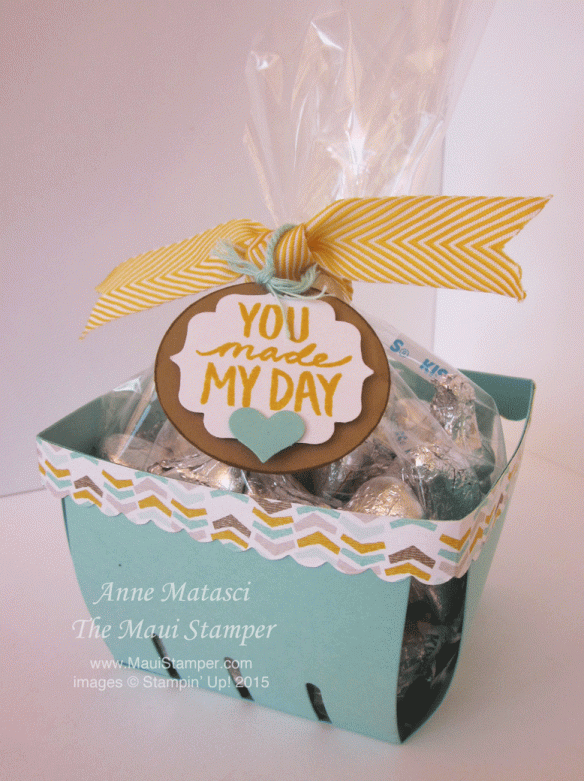 Maui Stamper RemARKable Blog Tour Made My Day Berry Basket