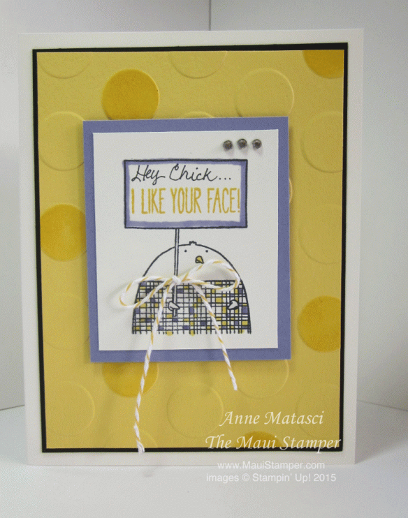 Maui Stamper Cheerful Critters I Like Your Face