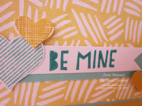 Maui Stamper RemARKable Blog Tour Be Mine Square Card