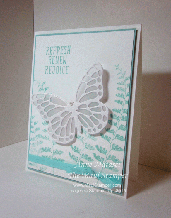 Maui Stamper Butterfly Basics Shimmer White