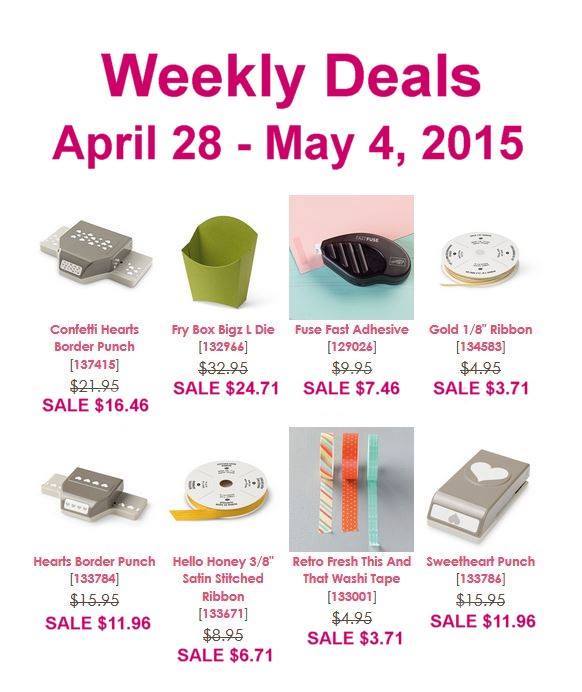 Maui Stamper Weekly Deals April 28 to May 4 2015