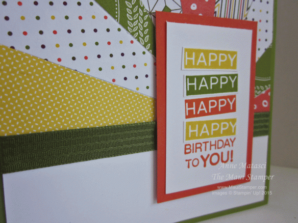 Maui Stamper Starburst Technique Happy Birthday