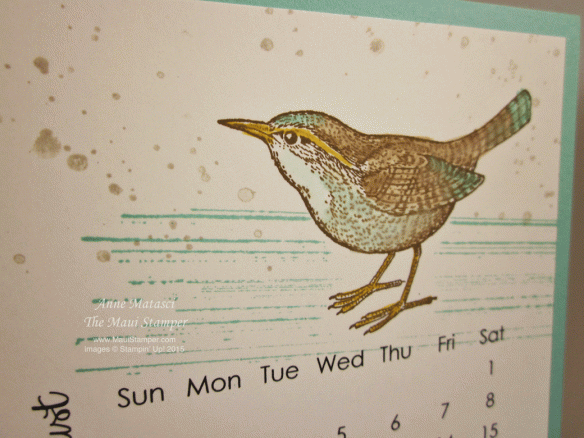 Maui Stamper August 2015 DIY Easel Calendar