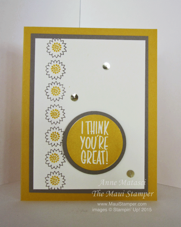 Maui Stamper I Think You're Great