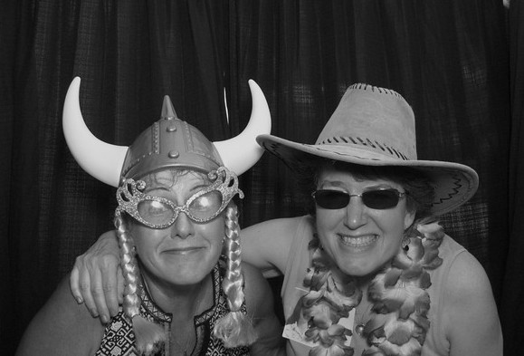 The Maui Stamper with Sally at our high school reunion