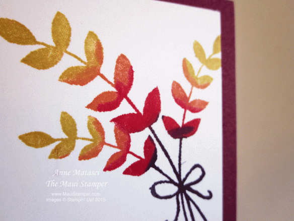 Maui Stamper 2015 Easel DIY Calendar November