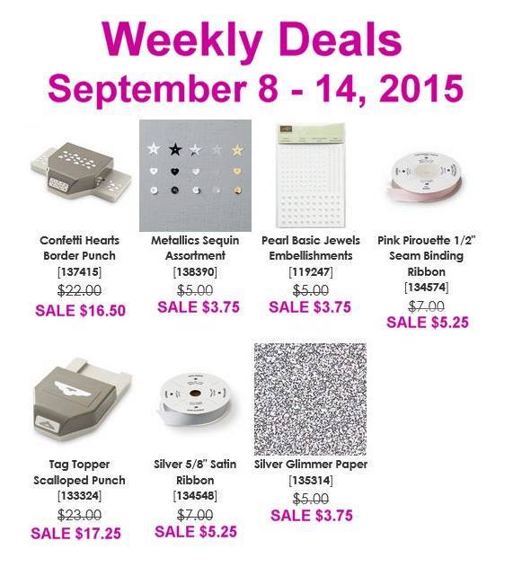 Maui Stamper Weekly Deals September 8 to 14, 2015