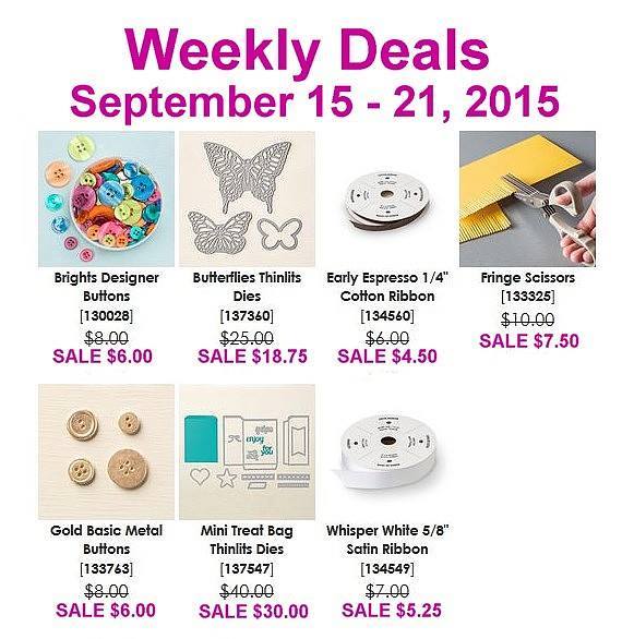 Maui Stamper Weekly Deals Sept 15-21, 2015
