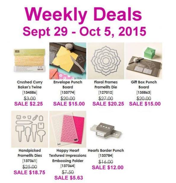 MauiStamper Weekly Deals September 29-October 5, 2015
