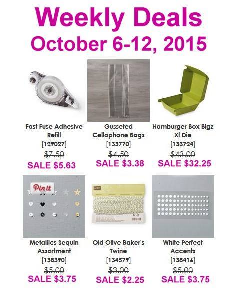 Maui Stamper Weekly Deals October 6-12, 2015