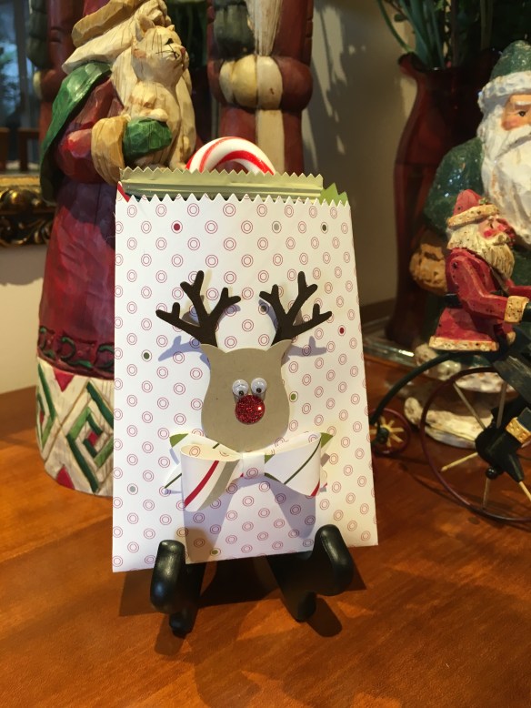 MauiStamper Reindeer Treat bag