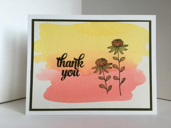 Maui Stamper Flowering Fields Watercolor Wash