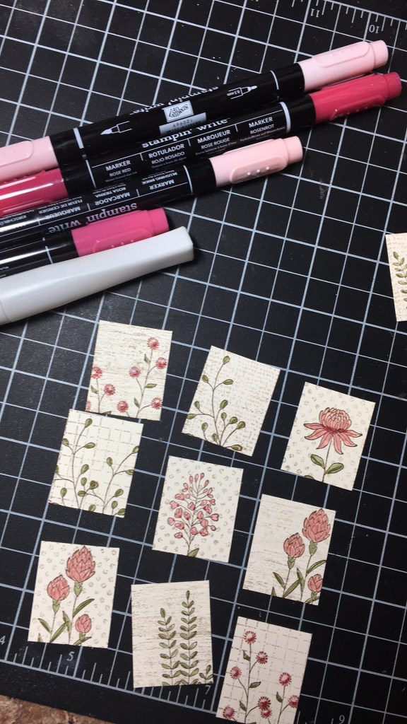 Maui Stamper Flowering Fields in Blushing Bride