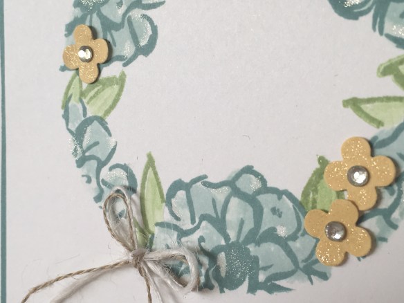 Maui Stamper What I Love Clean and Simple  Wreath