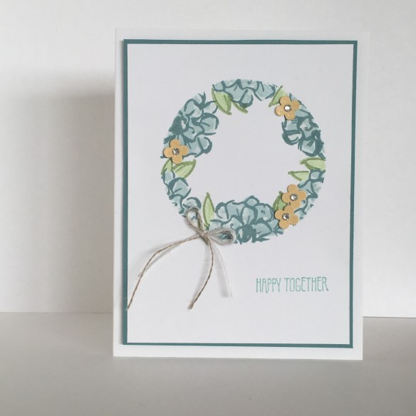 Maui Stamper What I Love Wreath