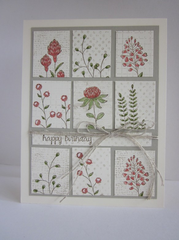 Maui Stamper Flowering Fields Tile card