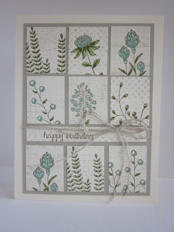 Maui Stamper Flowering Fields Tile card