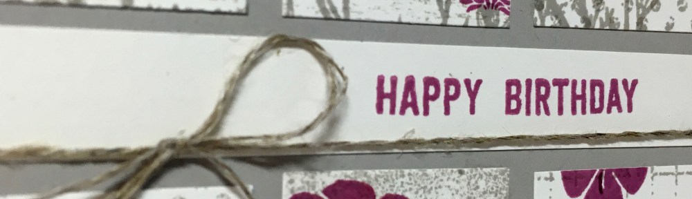 Maui Stamper Wild About Flowers Tile card