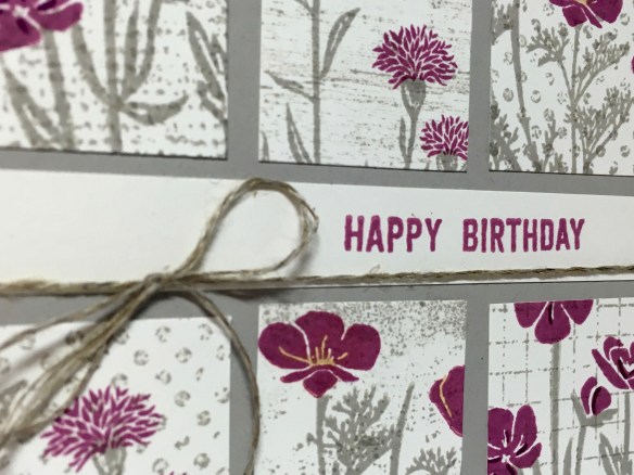 Maui Stamper Wild About Flowers Tile card