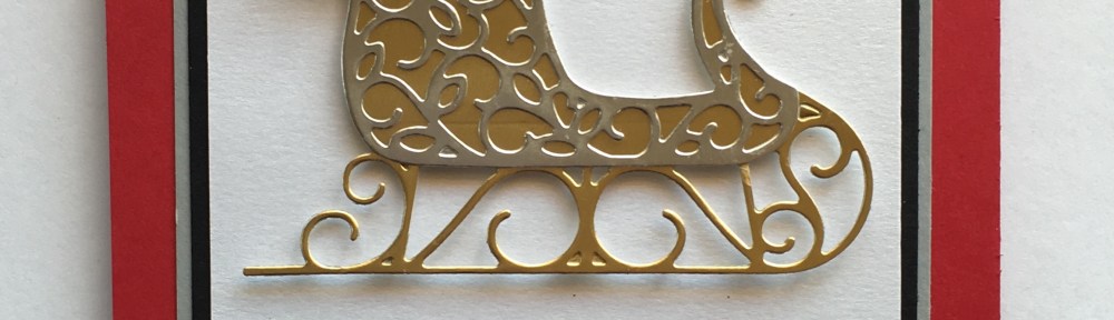 Maui Stamper Santas Sleigh Thinlits Holiday 2016