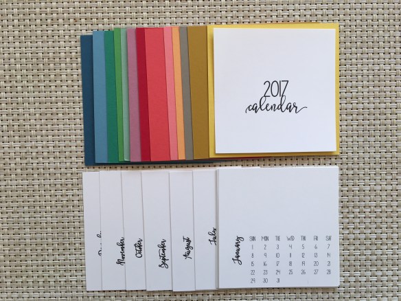 Maui Stamper 2017 DIY Calendar Kit