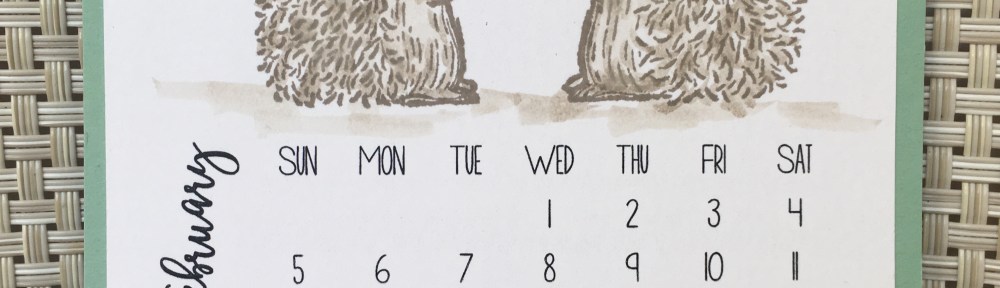 Maui Stamper DIY Calendar Love You Lots