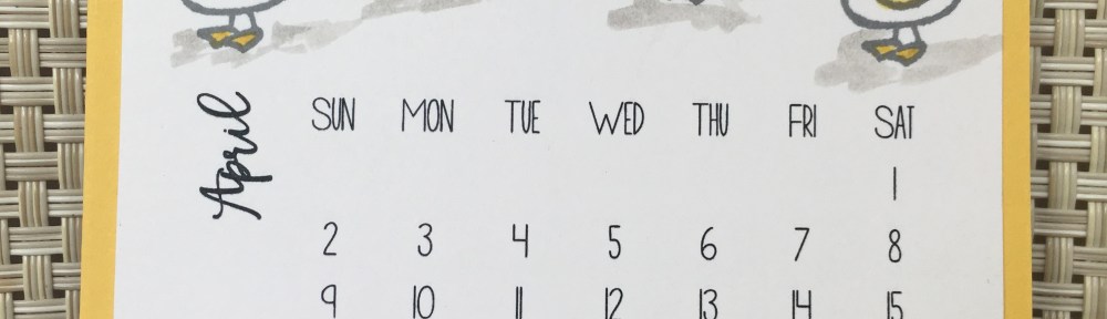 Maui Stamper DIY Easel Calendar Barnyard Babies