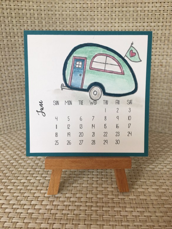 Maui Stamper DIY Easel Calendar You're Sublime