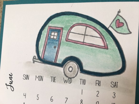 Maui Stamper DIY Easel Calendar You're Sublime