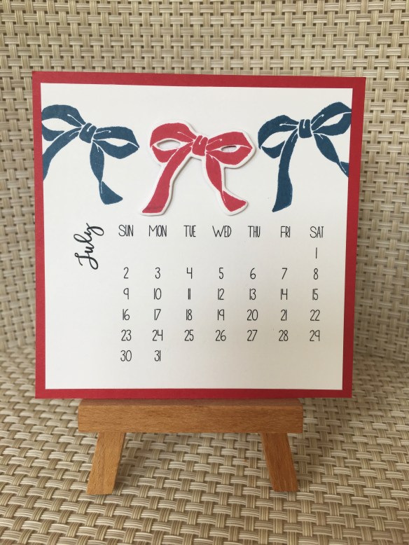 Maui Stamper DIY Easel Calendar Circle of Spring