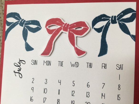 Maui Stamper DIY Easel Calendar Circle of Spring