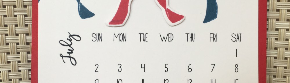 Maui Stamper DIY Easel Calendar Circle of Spring