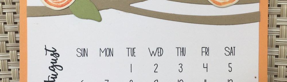 Maui Stamper DIY Easel Calendar Swirly Bird